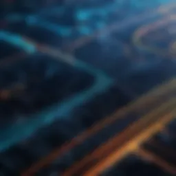 Illustration depicting mysterious internet signals