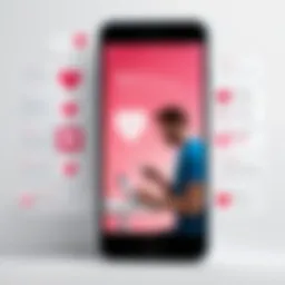 A digital representation of online dating interactions