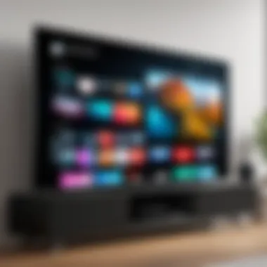 Advantages of VPN on Apple TV Illustration showcasing the benefits of using a VPN on Apple TV