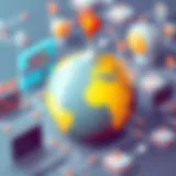 Understanding VPNs for Travelers Virtual private network concept with globe