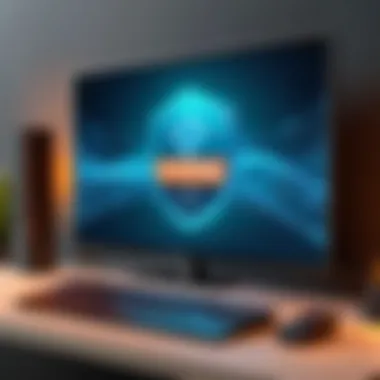 Enhancing Online Security with VPN on Firestick Graphical depiction of enhanced security through VPN
