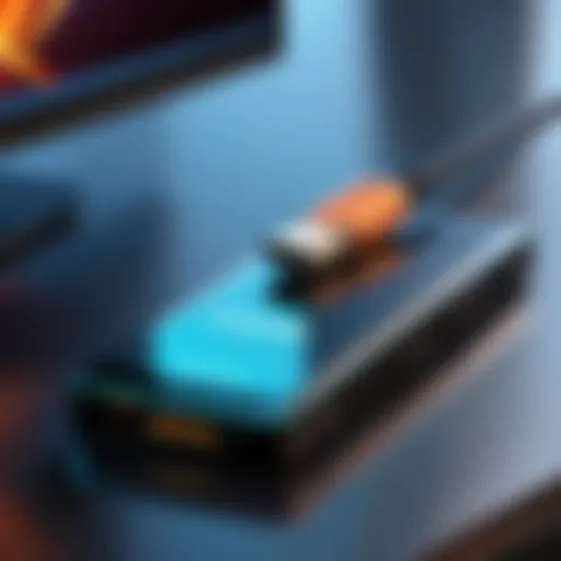 Visual representation of VPN concept with Firestick