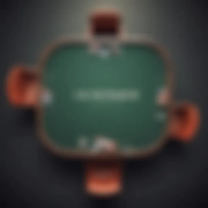 Virtual Poker Table with High Stakes