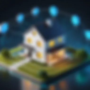 Secure Home Network Architecture with VPN Illustration of a secure home network architecture with VPN integration