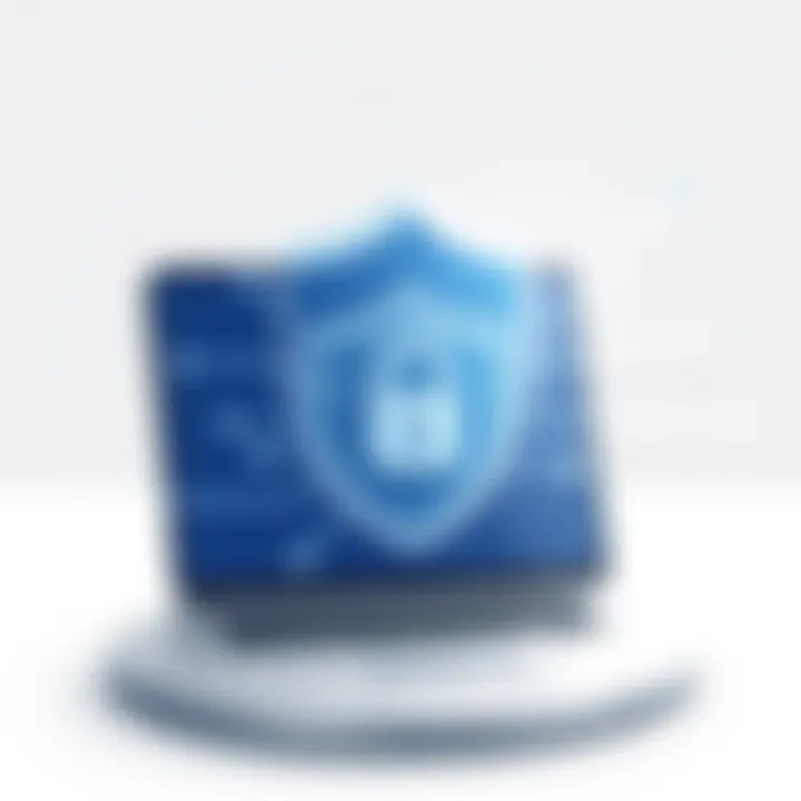 Illustration of digital privacy shield