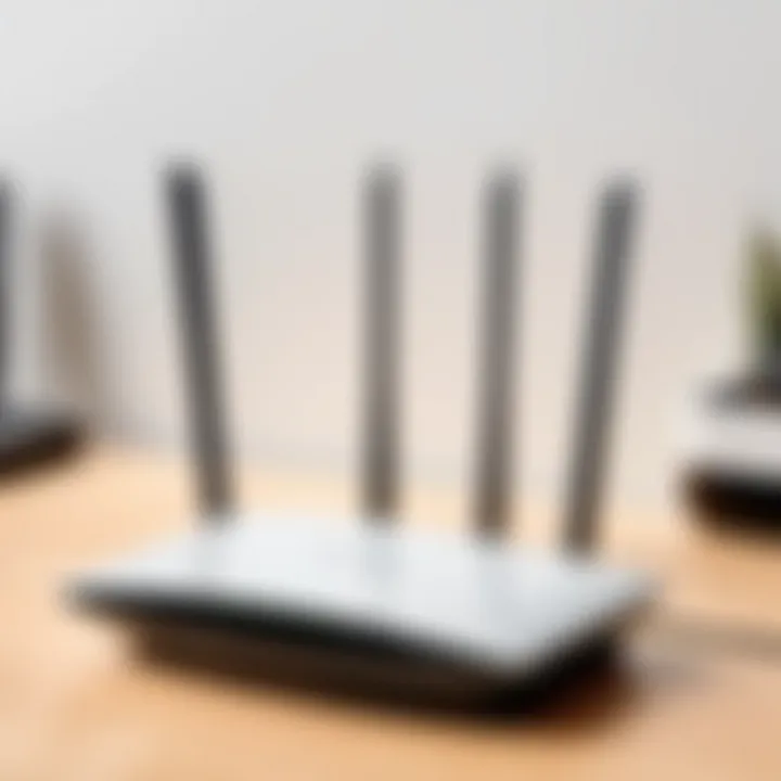 Comparison of Wi-Fi router models available at Walmart