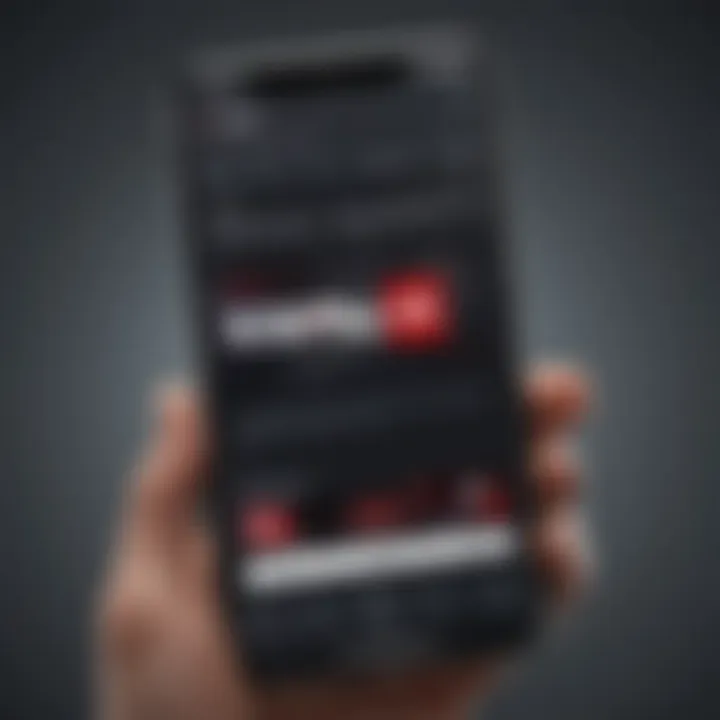 ESPN Logo on Smartphone Screen