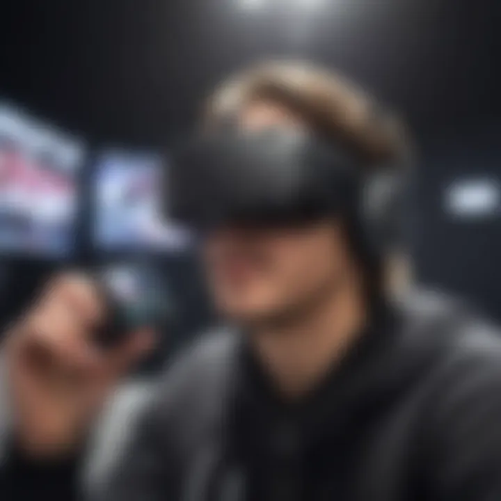 Enhancing NHL game viewing with mobile VR headset
