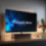 TV screen showing 'The Bachelor' logo