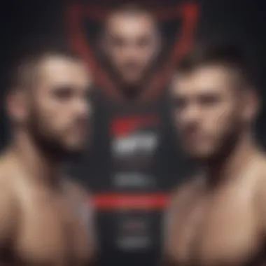 Exciting UFC Fight Night Poster UFC fight night poster showcasing upcoming event