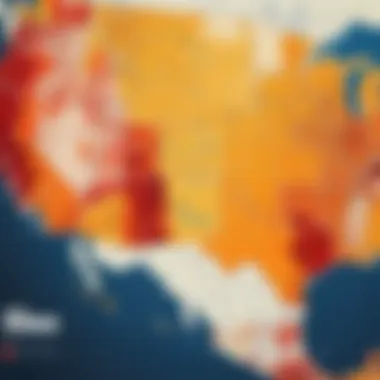 A map highlighting geographical availability for viewing The Walking Dead.