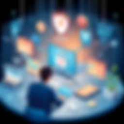 Conceptual representation of online privacy