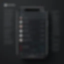 Secure messaging interface of Wickr Me