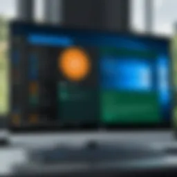 Interface of Windows Defender on Windows 10