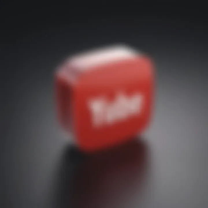 Creative Visualization of YouTube Logo